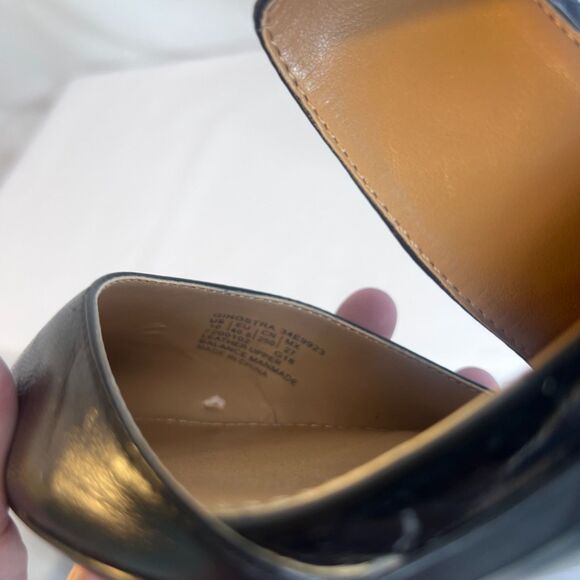 Calvin Klein Ginostra Black w/ Gold Detail Strappy High Heel Pump Size 10 - Picture 6 of 10